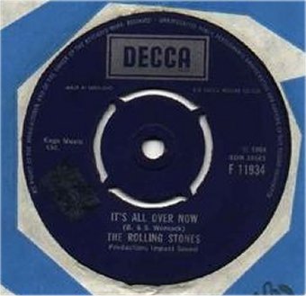 The Rolling Stones – It's All Over Now Decca-45-GD 5060 Greece 1964