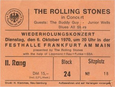 Rolling Stones database 1970